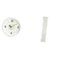 thumbnail image 1 of Reloj de pared decorativo, silencioso, redondo, sin , elegante pantalla de papel para lámpara de pie, pantalla minimalista, adecuada para sala d, 1 of 8