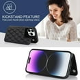 thumbnail image 2 of MYKOMI for iPhone 15 Pro Case Wallet 6.1 Inch with Card Holder Premium Soft PU Leather Magnetic Clasp, Shockproof Stylish Protective Cover for iPhone 15 Pro, 2 of 6