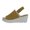 Mustard, variant on Bernie Mev Women's Venti Fringe Wedge Sandal