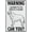 Warning Sign 4, variant on Warning Attack Dogs On Patrol Sign Safe Sign, Signs Outdoor, 8"x12", Sign For Home, Business, Driveway Alert