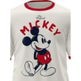 thumbnail image 2 of Disney Mickey Mouse Adult Ringer Tee Shirt, XS - XL (Unisex), 2 of 4