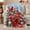 Cardinal Ornaments, variant on Red Cardinal Snowy Mailbox Christmas Winter Scene, Festive Holiday Scene, Warm Flannel Blanket for Living Room and Reading Nook, Art Lovers Christmas Gift, Festive Home Decor