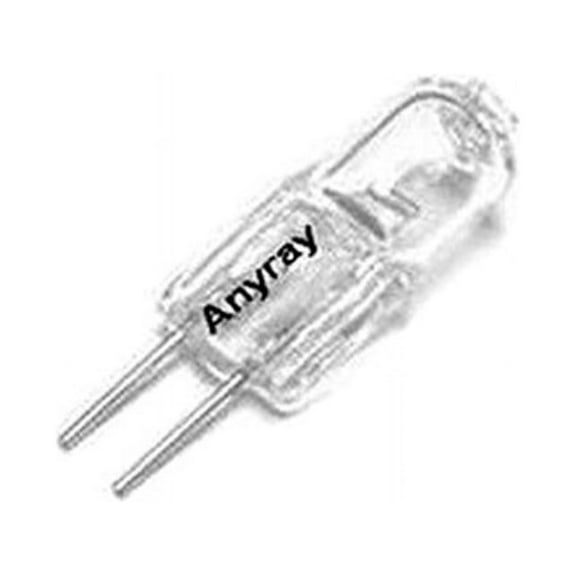 Anyray A1753Y (5)-bulbs JC 50 Watt Bi Pin G6.35 base 12V 50W 12 Volt 50Watt T3 Landscape Lighting Halogen Light Bulb