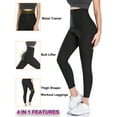 thumbnail image 3 of Vaslanda Thermo Sauna Sweat Pants for Women High Waisted Neoprene Corset Leggings Workout Waist Trainer Body Shaper, 3 of 7
