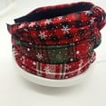 thumbnail image 2 of nipocaio 3pcs Bandeaux Noués de Noël Bandeau Large Rétro, 2 of 5