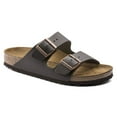 thumbnail image 1 of Birkenstock Unisex Arizona Soft Footbed Dark Brown Leather Sandal 38 R EU, 1 of 1