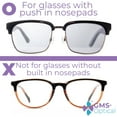 thumbnail image 4 of GMS Optical 11mm Round Shape Silicon Nose Pads for Glasses, Sunglasses, and Eye Wear (2 Pair), 4 of 6