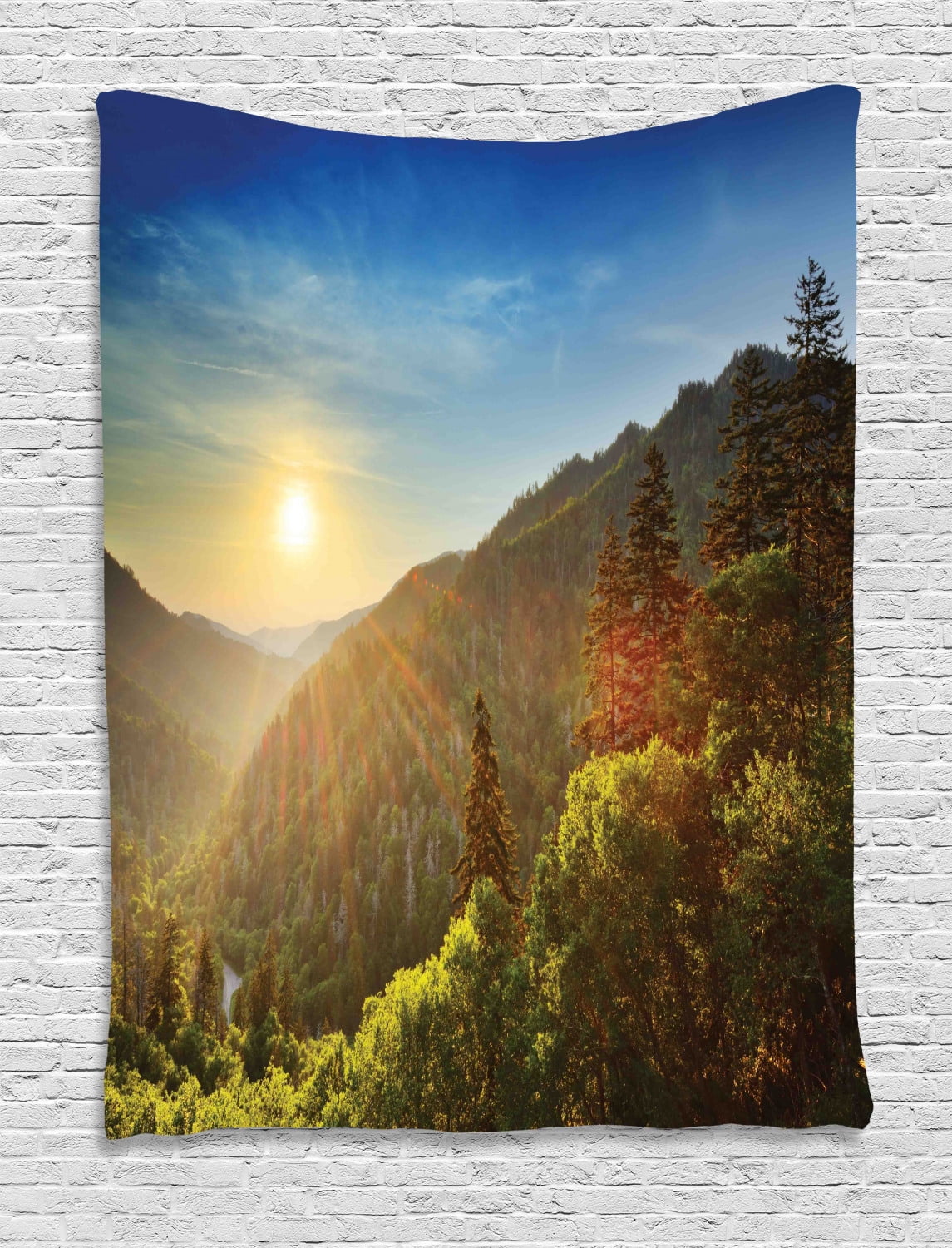 Appalachian Tapestry, Outdoor Scene Photo of Sunset at Newfound Gap in the Great Smoky Mountains 