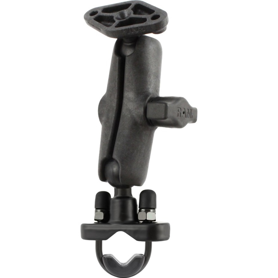 Handlebar UBolt Composite Double Ball Mount with Diamond Plate