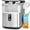 Stainless Steel Silver, variant on FREE VILLIGE Nugget Ice Maker Countertop with Soft Chewable Ice, Portable Sonic Ice Maker with Basket and Scoop, Removable Top Cover, Auto-Cleaning for Home/Party/RV/Camping (Stainless Steel Silver)
