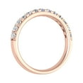 thumbnail image 2 of 1/2 Carat Round Diamond Wedding Band Ring in 14K Rose Gold (Ring Size 11), 2 of 4