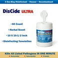 thumbnail image 5 of DisCide Ultra Surface Disinfectant Cleaner Wipe Canister Herbal Scent 60 Ct 10DIS, 5 of 6