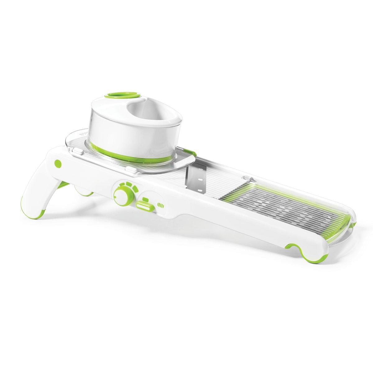 Starfrit Pro Mandoline, Adjusts slice thickness