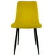 thumbnail image 3 of 2 Sillas Comedor Eames Tapizada Rack & Pack Mostaza Terciopelo Sala Habitación, 3 of 5