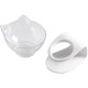 thumbnail image 3 of Comedero antideslizante para gatos con soporte elevado Comedero para gatos y perros pequeños inclinado 15° para proteger la columna cervical del animal Xemadio YQ-0038, 3 of 9