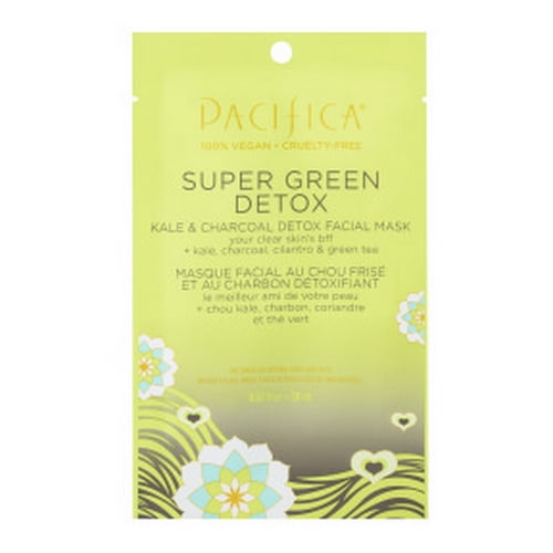 Pacifica Super Green Detox Kale & Charcoal Facial Mask, 20 Ml