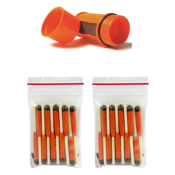 Bundle UCO Orange Match Case Stormproof Matches