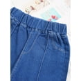 thumbnail image 5 of CHICTRY Kids Girls Casual Denim Pants Flared Jeans Juniors Ripped Ruffled Bell Bottoms Long Pants Type G 120/XXL, 5 of 7