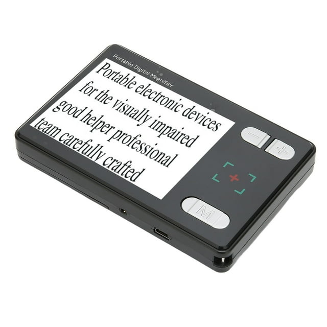 Lupa Digital, Portátil, Pantalla HD de 3,5 Pulgadas, Salida AV, Ayuda Ideal para Baja Visión y Daltonismo