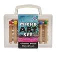 thumbnail image 1 of Xonex Micro Art Set, Stores 12 Micro Crayons, 8 Micro Colored Pencils, 8 Micro Oil Pastels (59034), 1 of 1