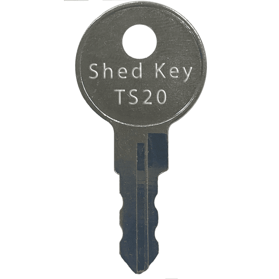 Outdoor Shed TS20 Replacement Key