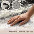 thumbnail image 6 of ODIKA Gradient Flow Diagonal Movement Veined Fuzzy Smalltan Foldable Easy Care for King Size Bedroom, Master Suite, Under Bed, 6 of 7