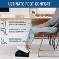 thumbnail image 2 of Foot Rest Everlasting Comfort, espuma viscoelástica, oficina y hogar, 2 of 9
