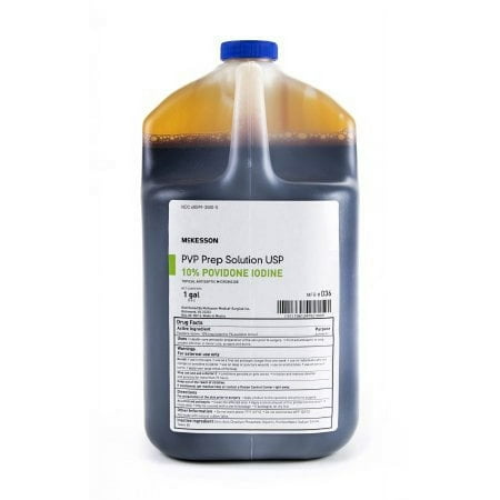 McKesson PVP Prep Solution, 10% Povidone Iodine, 1 Gal. Jug