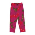 thumbnail image 4 of Daiia Cherry Women's Sleep Pant with Pockets and Drawstring,Pajama Pants-Small, 4 of 9