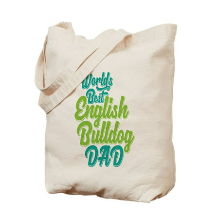 CafePress - Best English Bulldog Dad - Natural Canvas Tote Bag, Cloth Shopping