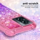 thumbnail image 3 of Funda para OnePlus Nord N300 Transparente con Brillos Carcasa Protectora Antigolpes con Glitter Brillante, 3 of 5