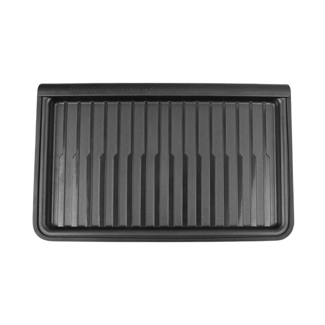 Compartimento de almacenamiento debajo del asiento, cajón ahorrador de espacio, soporte para impermeable para el Modelo Y Negro Con Tapa