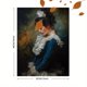 thumbnail image 3 of Qisvanset 12x16 Inch Giant Black Dog Silhouette Gothic Canvas Print Wall Art, 3 of 5