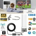 6000Mile Outdoor TV Antenna Digital HDTV 4K Amplified Long Range 360