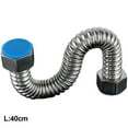 thumbnail image 1 of G1/2" Stainless Steel Corrugated Water Heater Connector Plumbing Pipe Hose, 1 of 4