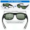 thumbnail image 5 of TINHAO Men's Polarized Fit Over Glasses Sunglasses Wear over Prescription Glasses with UV Protection, 5 of 7