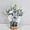 Blue+white, variant on Vases Artificial Flowers Hydrangea, Artificial Fake Plant Eucalyptus Flower Decoration for Home Office, Farmhouse, Bathroom, Dining Table Center, Coffee Table Decoration