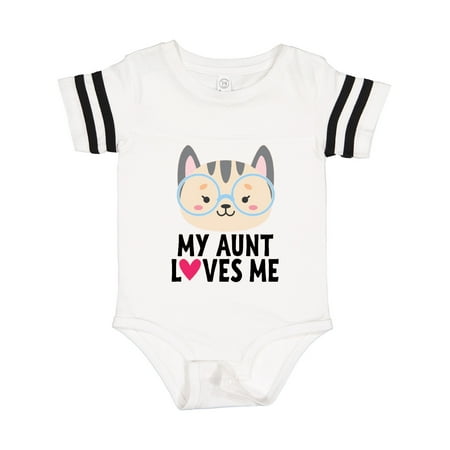 

Inktastic My Aunt Loves Me Niece Cat Gift Baby Girl Bodysuit