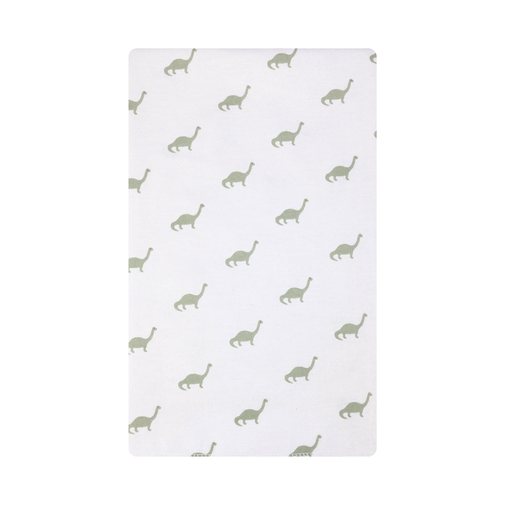 Hudson Baby Boy Cotton Polyester Flannel Burp Cloths 10-Pack, Multi Color Dino, One Size