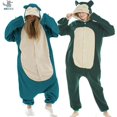 thumbnail image 3 of HKSNG Winter Adult Animal Mike Duck Onesies Shark Cat Fox Kigurumi Pajamas Monkey Cartoon Costumes Jumpsuits Christmas Hooded, 3 of 4