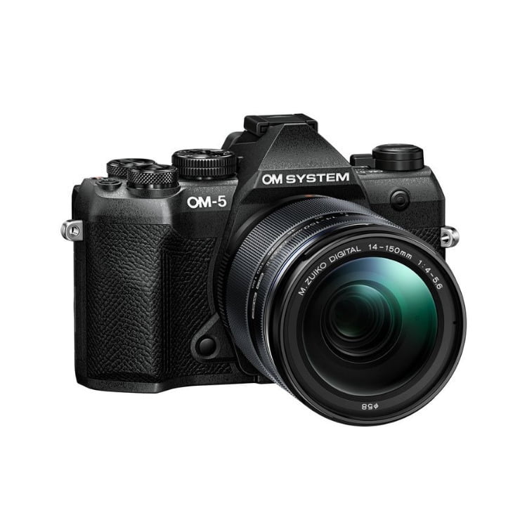 OM SYSTEM OM-5 Mark II Mirrorless Camera with High Autofocus Sharp Images and 4K Video (Black)