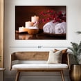 thumbnail image 3 of Elephant Stock Spa Wellness Essentials Wall Art - Horizontal Canvas Wall Art - Lobby Wall Decor - Wellness Canvas - Black And Brown Decor - 51" x 34", 3 of 8