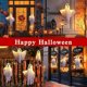 thumbnail image 4 of Halloween Horror Hanging Ghost Yard Tree LED Glowing Ghost Decor for Garden Door Room Ambient Light Outdoor Ornaments, 4 of 5