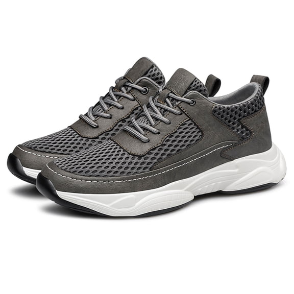 Daznico Mens Sneakers,8CM Elevated Height Sneakers Breathable Mesh Running Shoes Casual Walking Shoes for Comfortable Lightweight Design,Sneakers for Women,Size:6.5