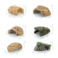 thumbnail image 4 of CBFFDC Turtle Habitat Shelter Non fading Simulation Resin Reptile Basking Platform Terrace Fish Landscaping Terrarium Supply, 4 of 7