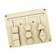 thumbnail image 1 of Tablero de actividades Montessori para niños, accesorios de bricolaje, material para niños formas, 1 of 8