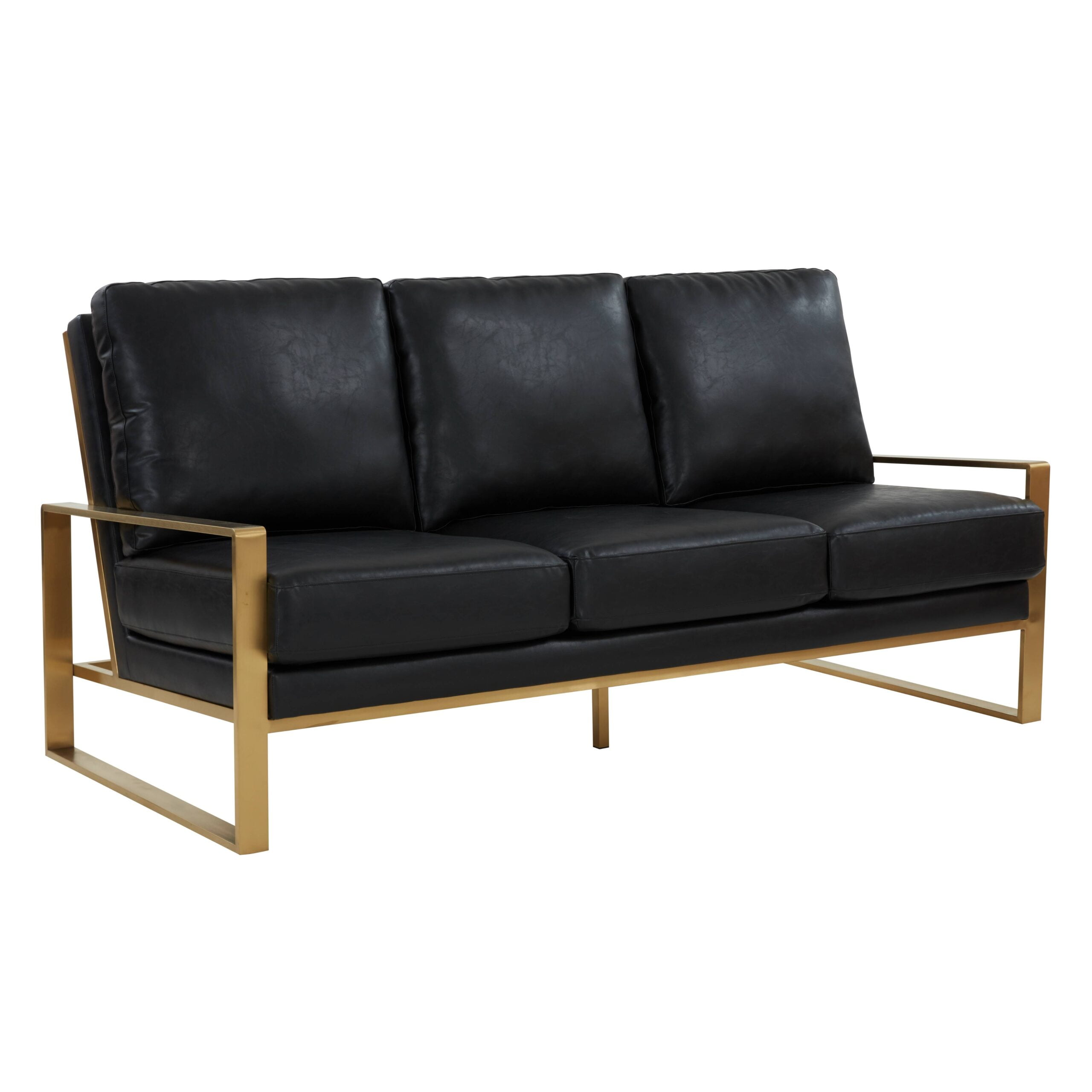 LeisureMod JAG77GR-L 35.4 x 77.1 x 35.8 in. Jefferson Modern