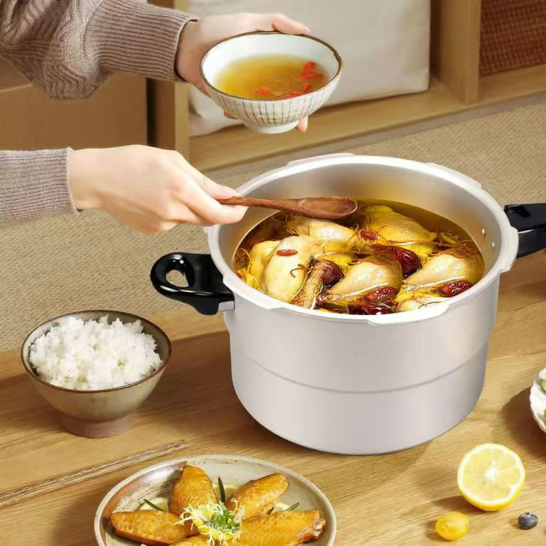 8-Quart Aluminum Pressure Cooker Fast Cooker Canner Pot Kitchen
