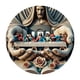 thumbnail image 2 of Cuadro de pared circular de acrílico 2D de La Última Cena de Jesús, diámetro de 20cm, decorativo con cuerda colgante para jardín, Patio, multiusos, 2 of 8