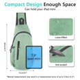 thumbnail image 4 of Bolso bandolera TITECOUGO ligero para mujer y hombre Aqua, 4 of 6